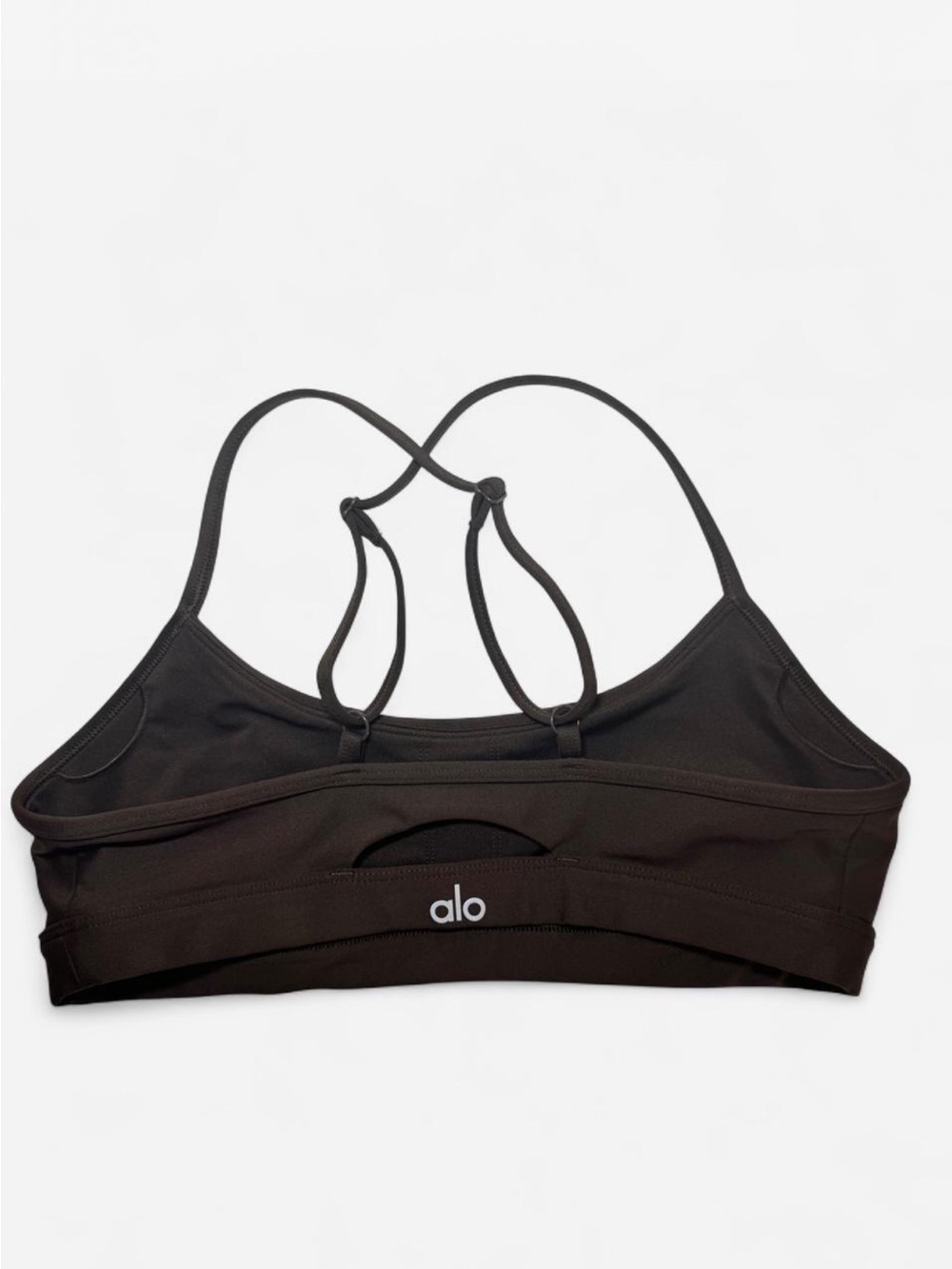 Alo Yoga Brown Airlift Intrigue Sports Bra - Size S